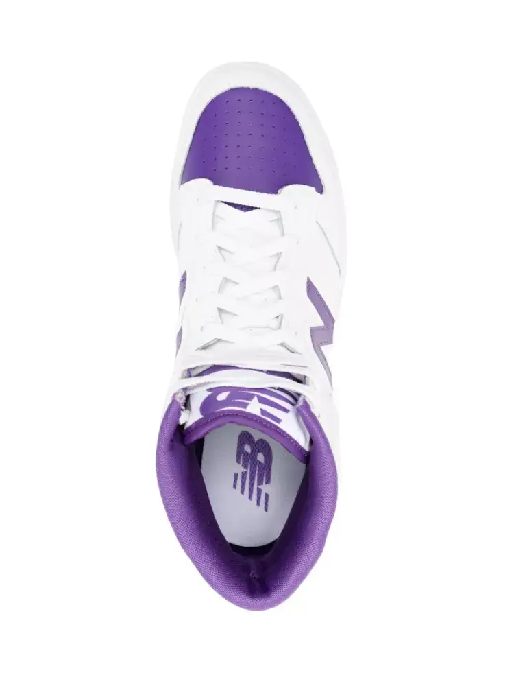 New Balance High-Top 480 Purple Sneakers - Image 4