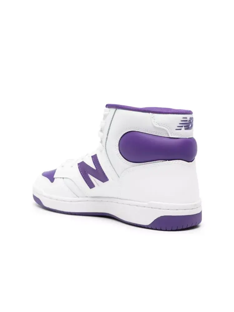 New Balance High-Top 480 Purple Sneakers - Image 2