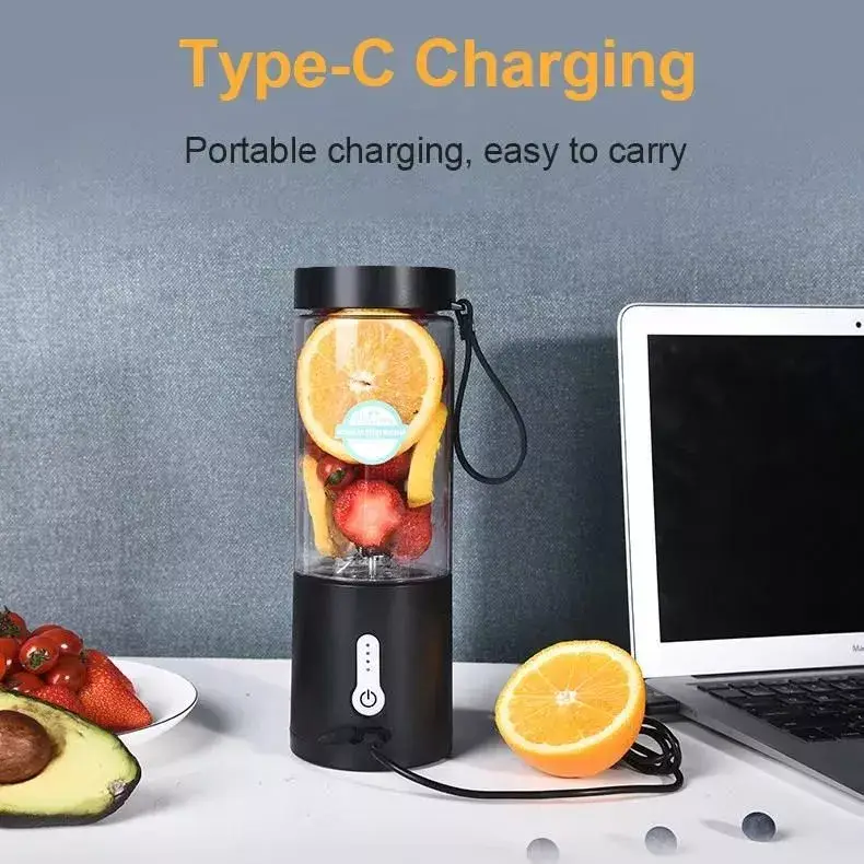Compact & Powerful 530ML USB Rechargeable Portable Blender - Image 4